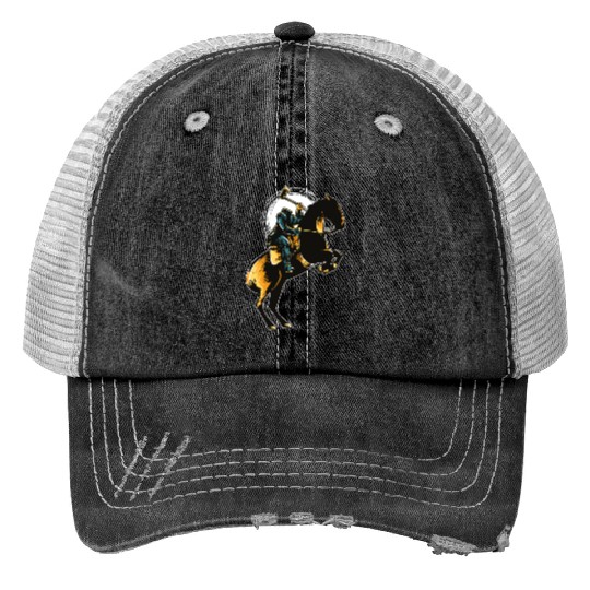 Headless Horseman Print Trucker Hats