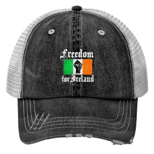 freedom for ireland Print Trucker Hats