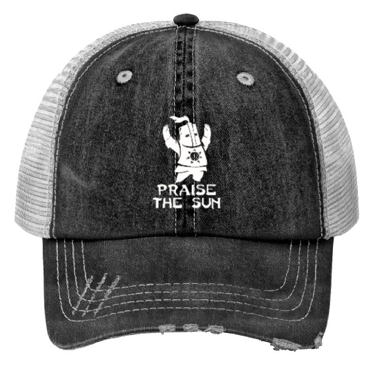 PRAISE THE SUN Print Trucker Hats