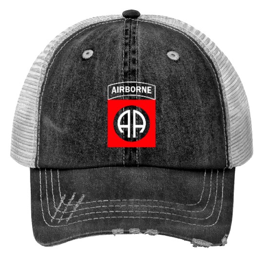 82ND AIRBORNE us army airborne ranger Print Trucker Hats