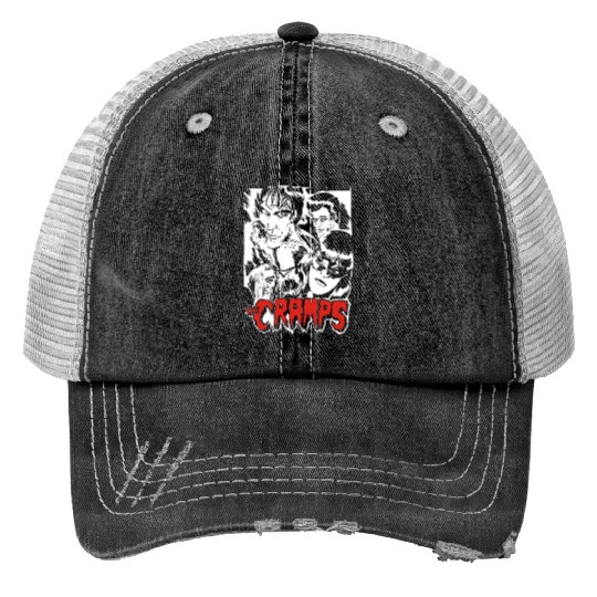 The Cramps Punk Rock Print Trucker Hats