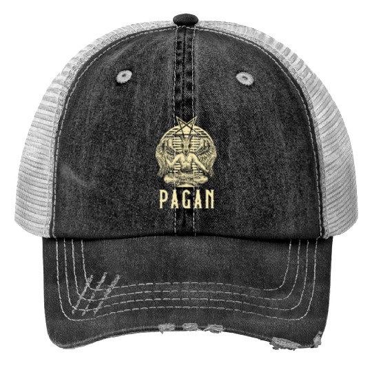 Pagan print | Wiccan graphic & Pagan Gifts Print Trucker Hats