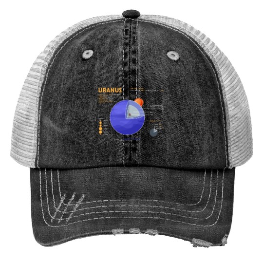 Uranus Astrology for Astronomer Print Trucker Hats