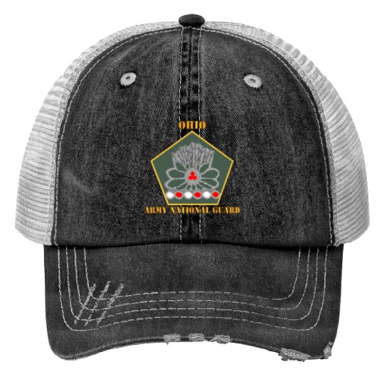 Army Ohio Army National Guard DUI Print Trucker Hats