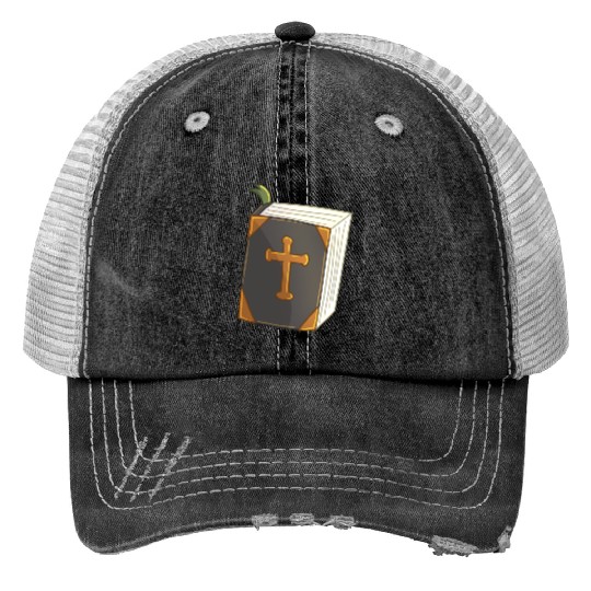 Robin Hood Holy Book Print Trucker Hats