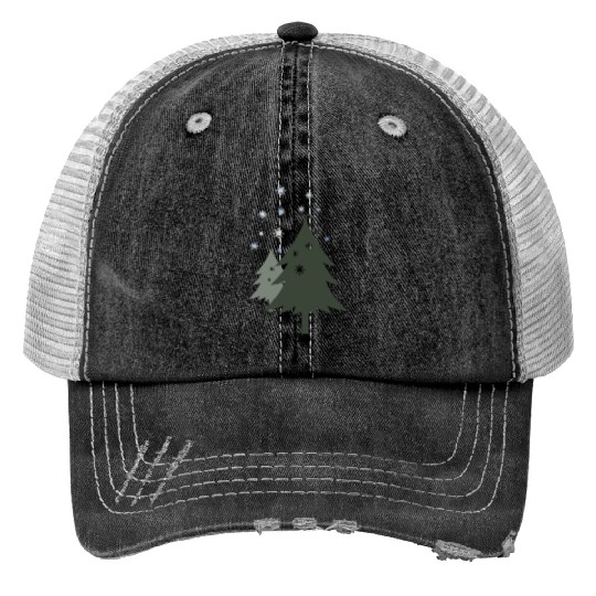 winter wonderland Print Trucker Hats