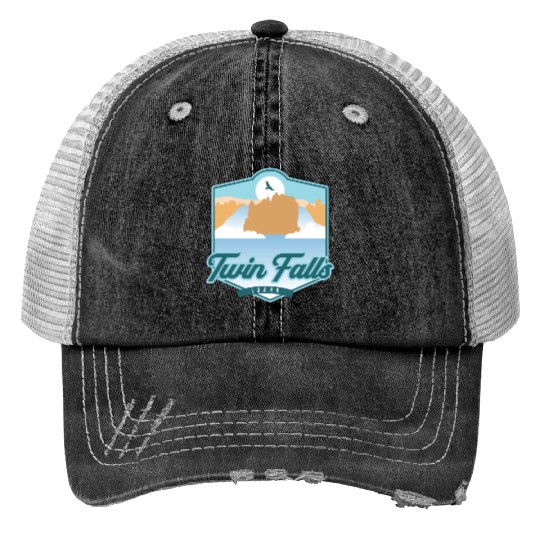Twin Falls – Idaho Print Trucker Hats