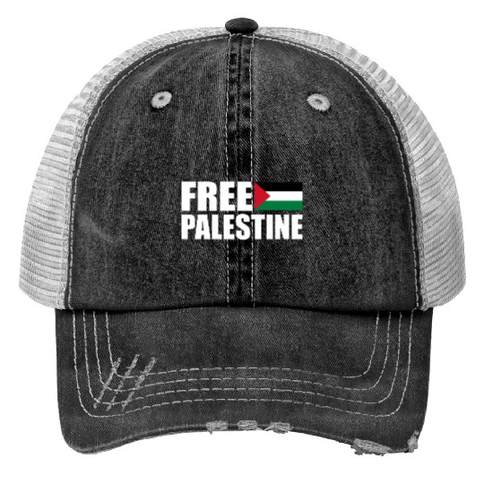 Free palestine Print Trucker Hats