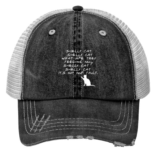 Smelly Cat Friends Tv Show Print Trucker Hats