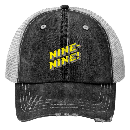 Brooklyn Nine Nine Print Trucker Hats