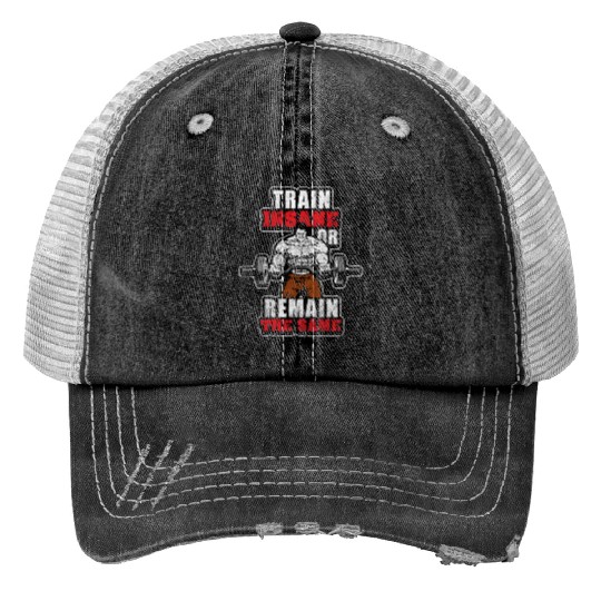 Workout Exercise Print Trucker Hats