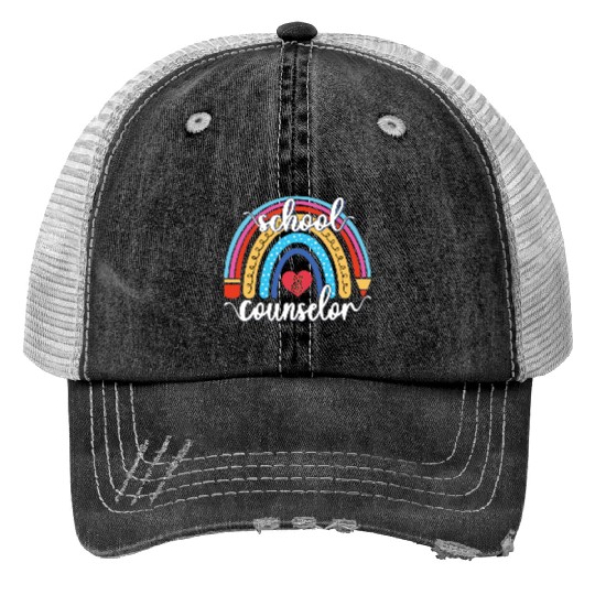 School Counselor, School Guidance Appreciation Print Trucker Hats