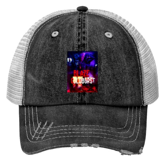 Blaze Goldburst Fantasy Book Thriller Print Trucker Hats