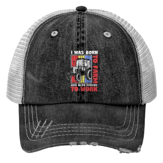Agriculture Chickens Country Youth Print Trucker Hats