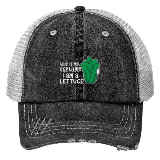 I Am A Lettuce Funny Print Trucker Hats