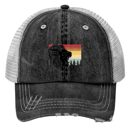 Hilarious Nostalgic Old-Fashion Old Schools Print Trucker Hats