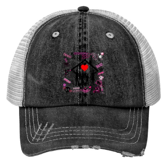family love forever Print Trucker Hats