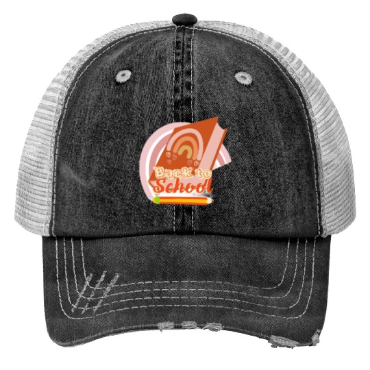 Back to school funny teaching Print Trucker Hats