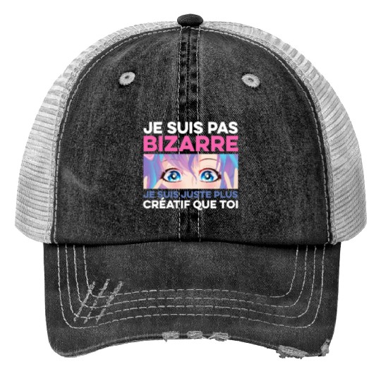 Japan Manga Kawaii Girls Kids Anime Print Trucker Hats