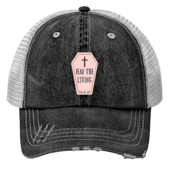 Funny Funeral Home Owner Mortuary Science Morticia Print Trucker Hats