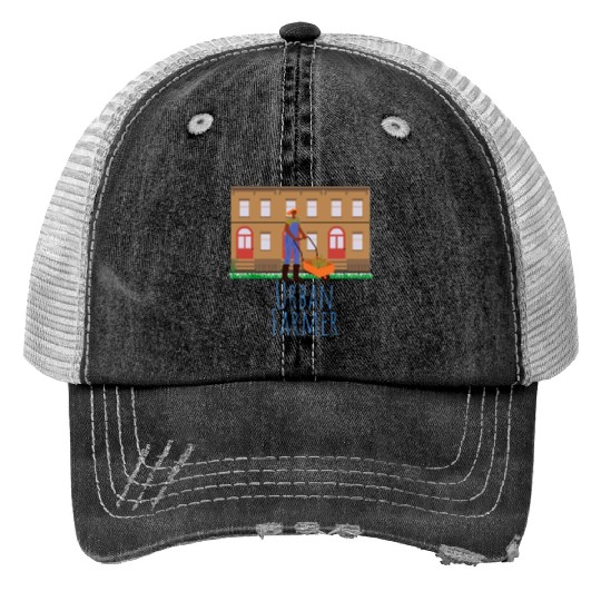 Urban Farmer Print Trucker Hats