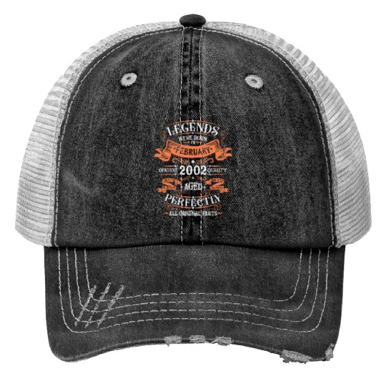February 2002| February 2002 anniversary 2002 Print Trucker Hats
