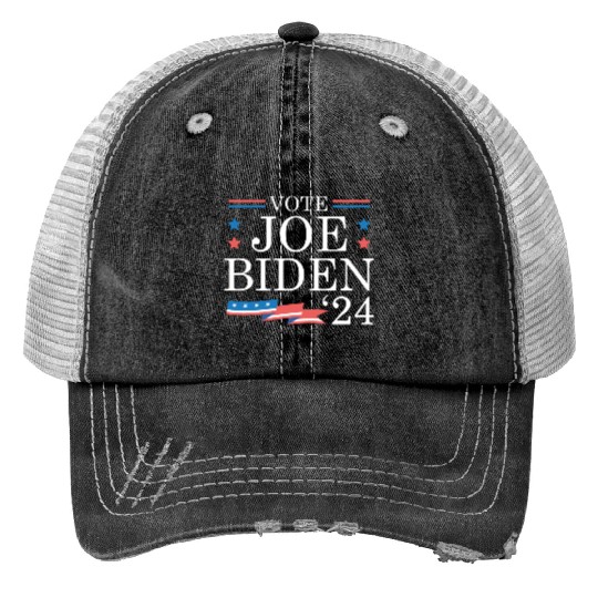Vote Joe Biden 24 Print Trucker Hats