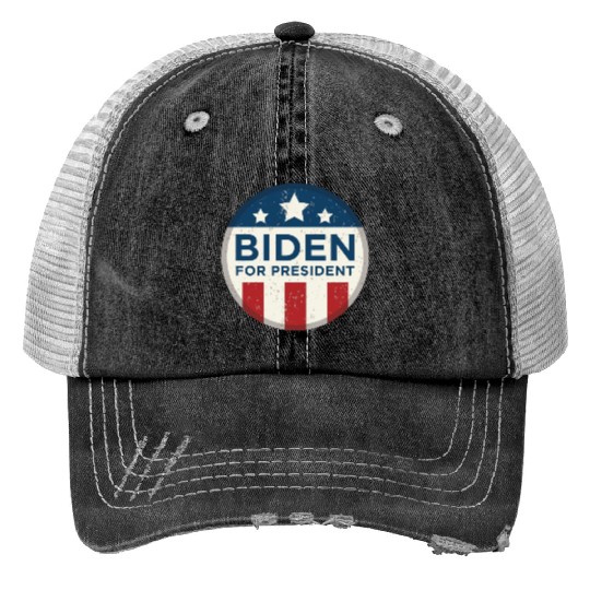 Joe Biden For President Print Trucker Hats