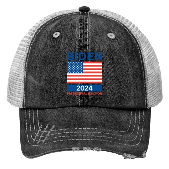 Biden 2024 Presidential Election Print Trucker Hats