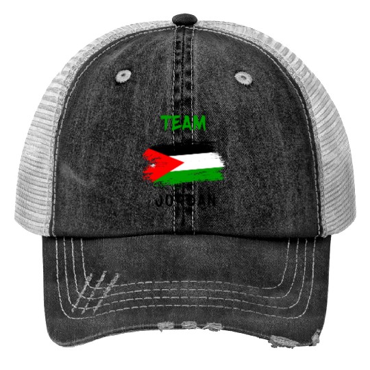 Jordan team flag design Print Trucker Hats