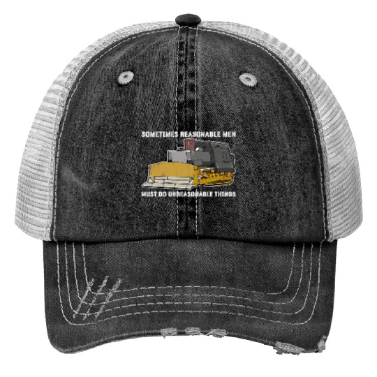 Killdozer Print Trucker Hats