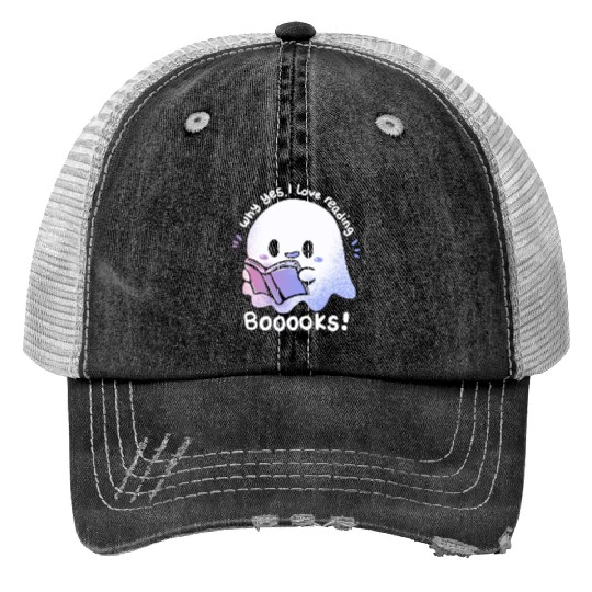I Love Reading Booooks Print Trucker Hats