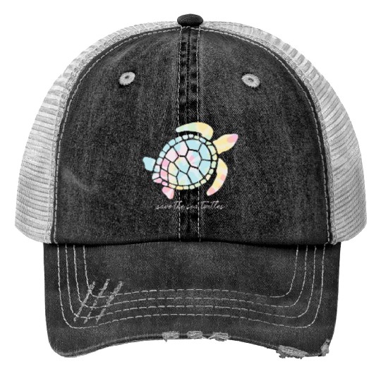 Save The Turtles Sksksk & I Oop For Women Girls An Print Trucker Hats