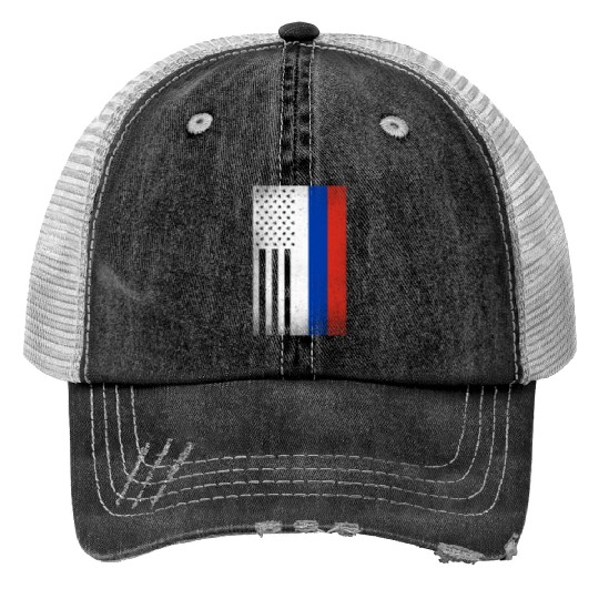 Russia Design for proud Russian Americans Print Trucker Hats