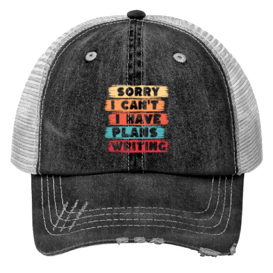 Writer Editor Writer Authors Print Trucker Hats
