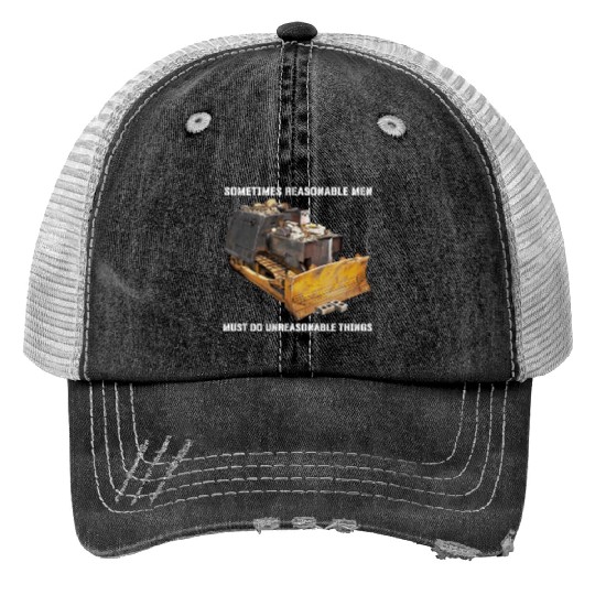 Killdozer Print Trucker Hats