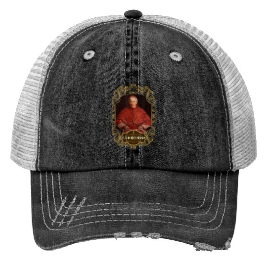 St. John Henry Newman Oxford Movement Catholic Print Trucker Hats