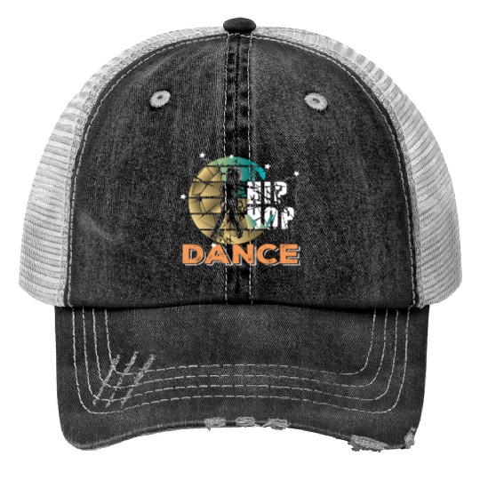 Beat hip hop bgirl Print Trucker Hats