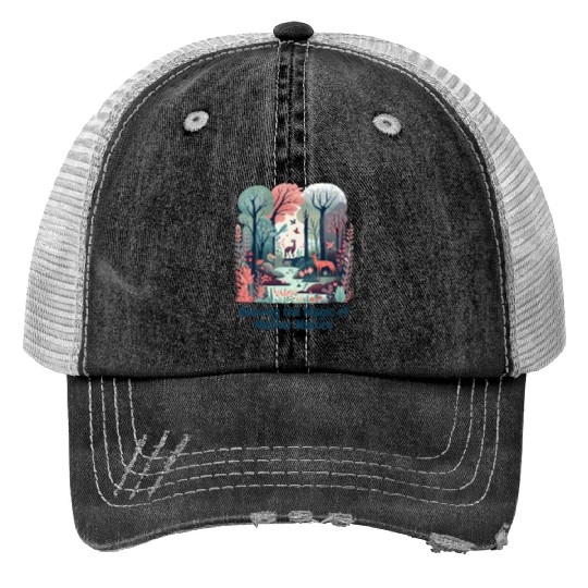 Get Your Fill of Nature with Our Classic Designs Print Trucker Hats