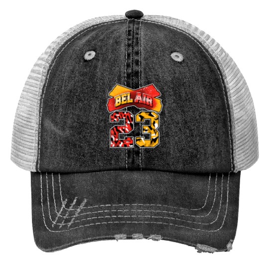Fresh Air Number 23 Citrus 7s Matching Print Trucker Hats