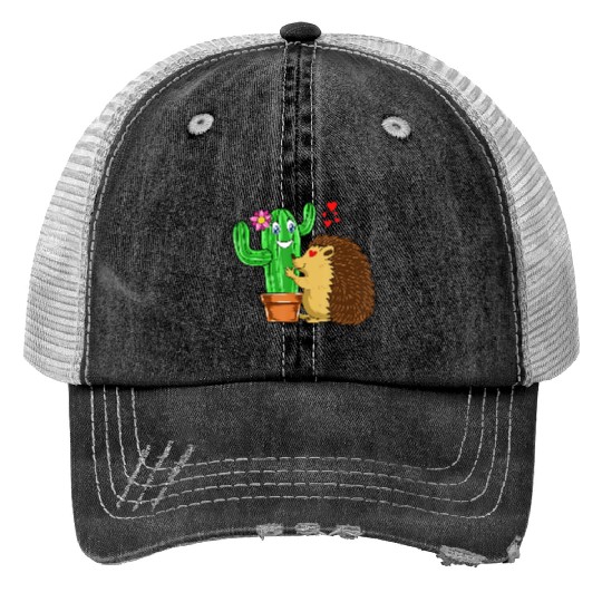 Cactus Gardener Cacti Garden Cactacea Succulent Print Trucker Hats