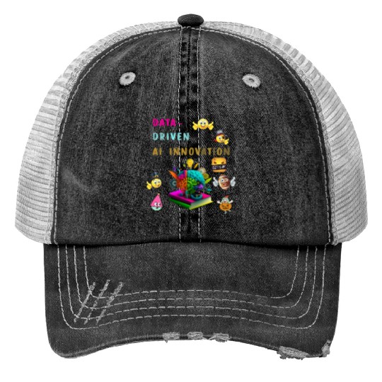 Data-AI Driven Innovation Print Trucker Hats
