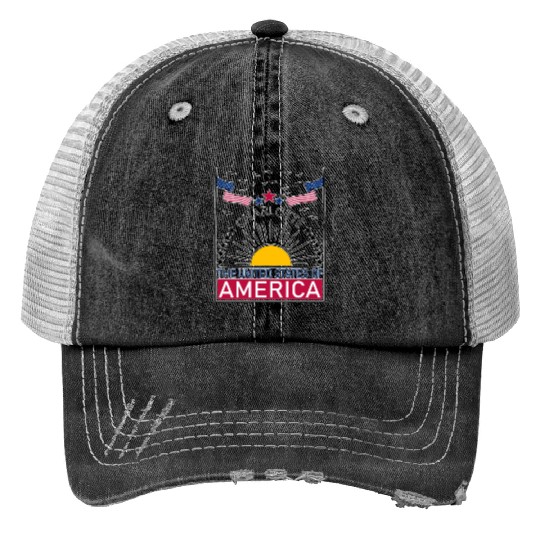 Welcome to Charlotte, Welcome to North Carolina Print Trucker Hats