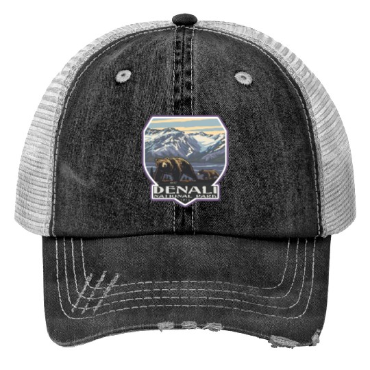 Denali national park Print Trucker Hats