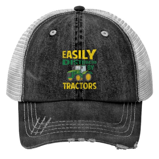 Farmer Field Harvest Print Trucker Hats