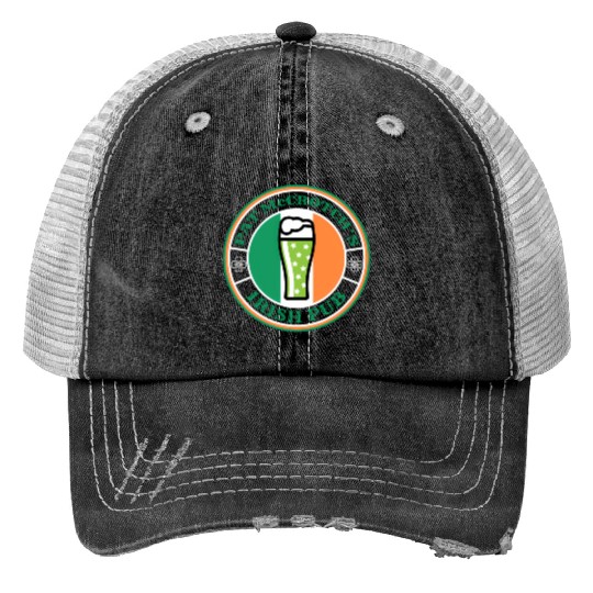 Pat Mccrotch'S Irish Pub Green Beer St Patric Day Print Trucker Hats