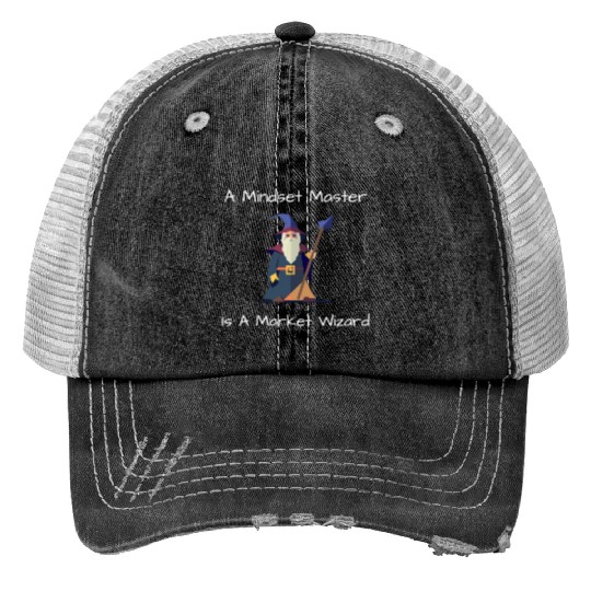 Market Wizard v2 Print Trucker Hats