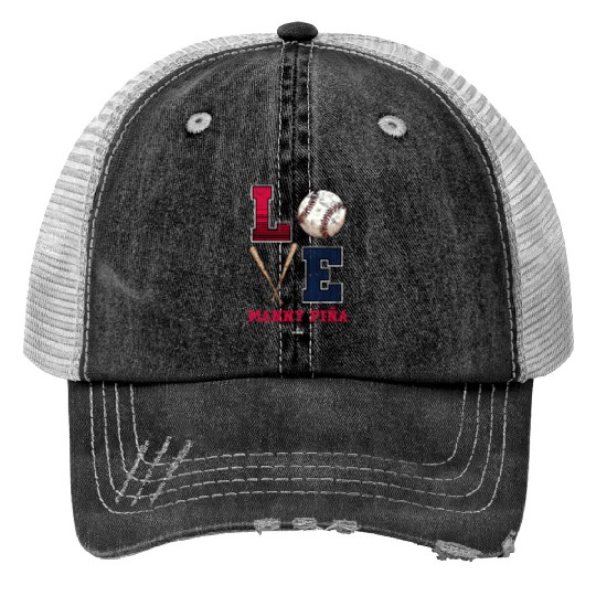 Love Ny A Ny A Atlanta Mlbpa Print Trucker Hats