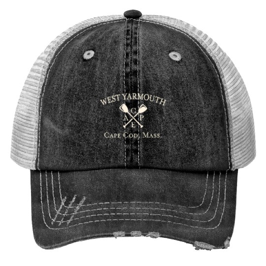 West Yarmouth Cape Cod Print Trucker Hats
