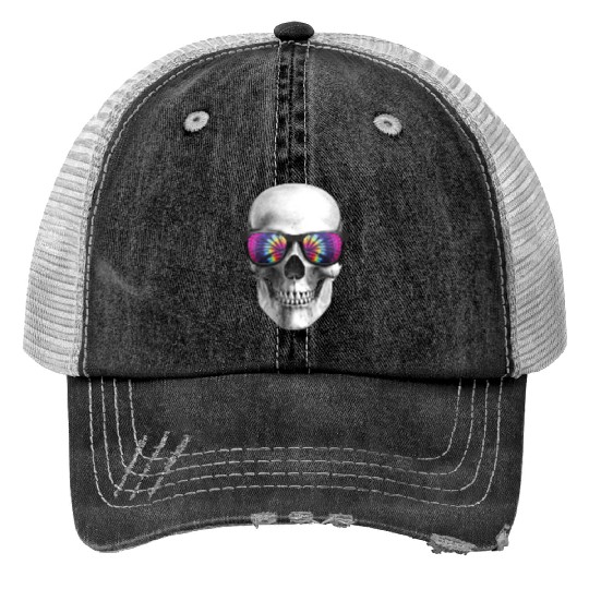 the ture ghost Print Trucker Hats